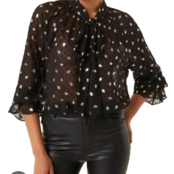 BNWT - MISA GRACIE TOP DIAMOND CLIP DOT - XXS - Picture 1 of 7